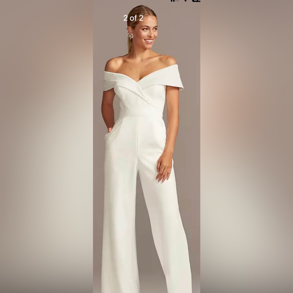 Elegant Off-Shoulder White Jumpsuit